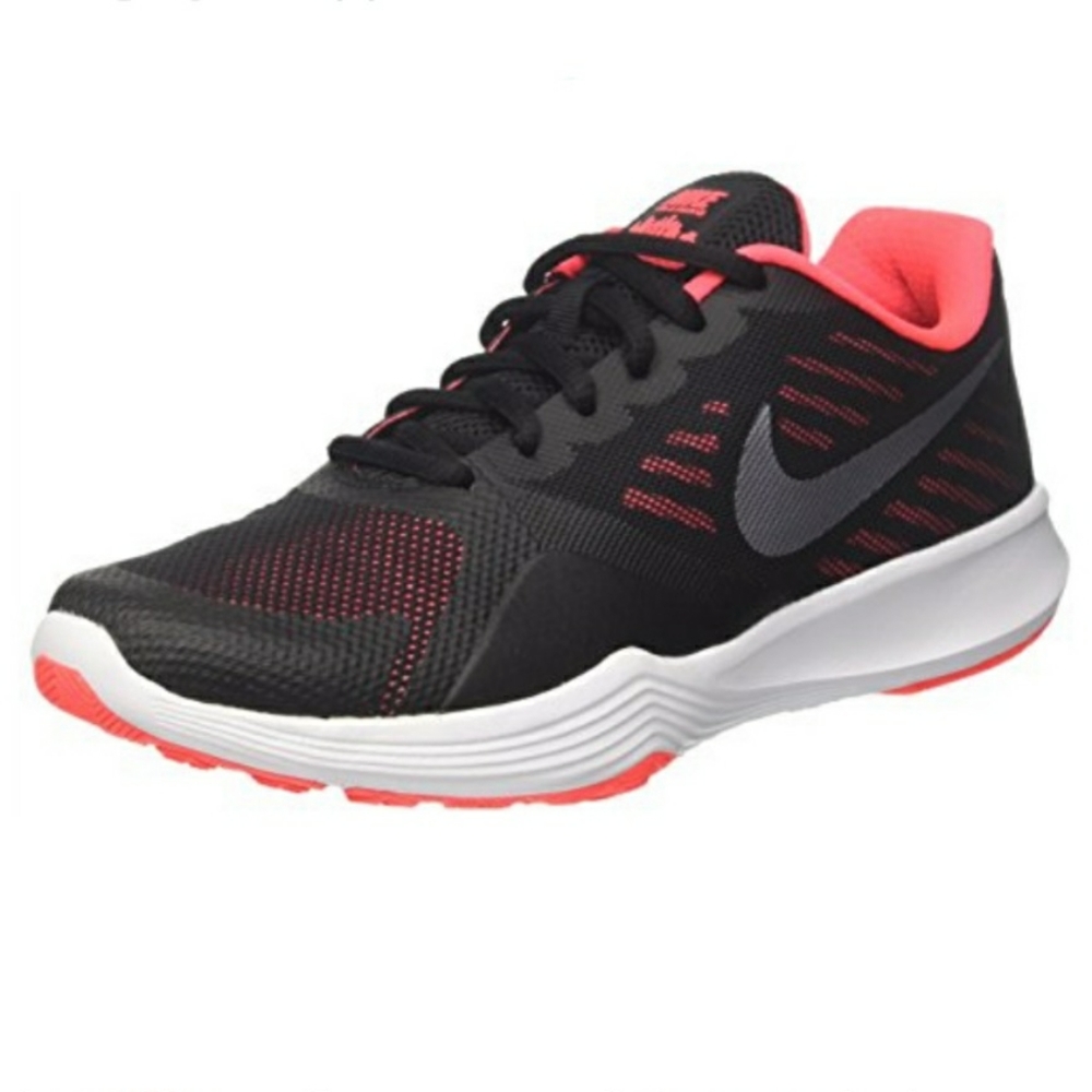 NIKE City Trainer Athletic Running Shoes Sneakers Women's Size 7 Black Pink Gray - Picture 1 of 9